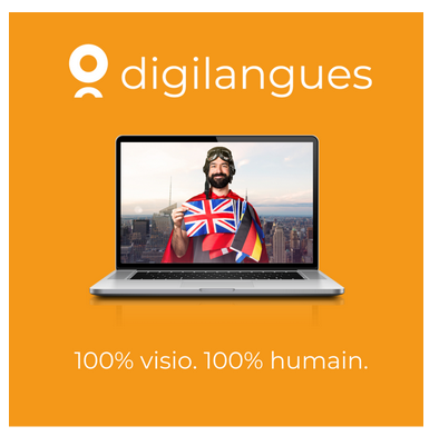 Digilangues : les cours de langues individuels à distance 100% Visio et 100% humain