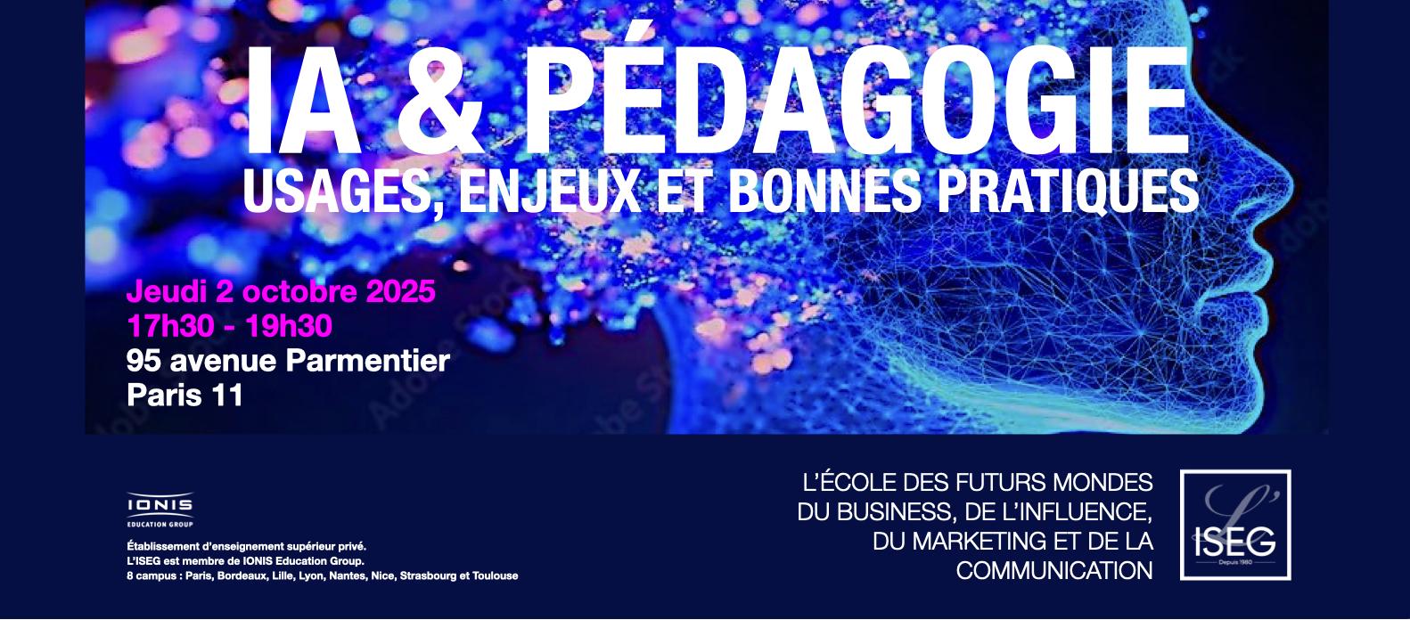 L’ISEG forme à l’IA avec des experts pour répondre à l’urgence pédagogique