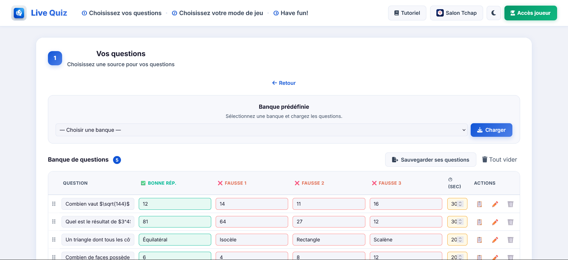Live Quiz : l’outil de quiz interactif gratuit et souverain pour dynamiser vos formations